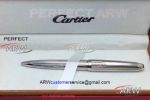 Perfect Replica For Sale Cartier Dandy Silver Ballpoint Pen Newest